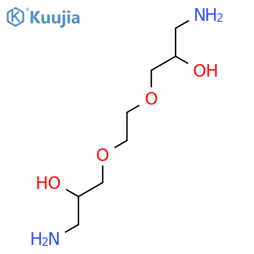 2-PROPANOL, 1,1'-[1,2-ETHANEDIYLBIS(OXY)]BIS[3-AMINO- structure