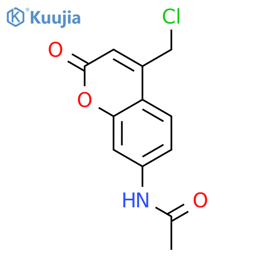 N-[4-(chloromethyl)-2-oxo-2H-chromen-7-yl]acetamide structure
