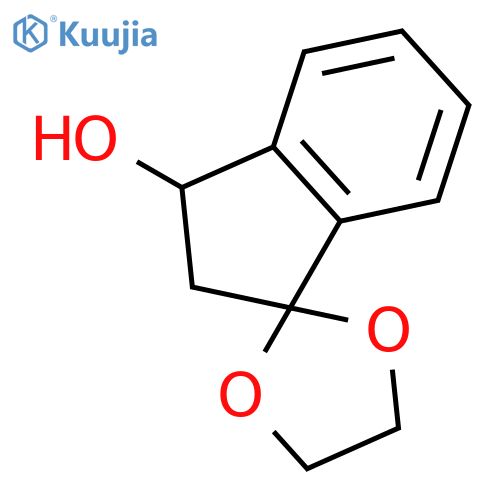 SPIRO[1,3-DIOXOLANE-2,1'-[1H]INDEN]-3'-OL, 2',3'-DIHYDRO- structure