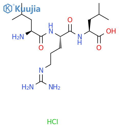 H-Leu-Arg-Leu-OH hydrochloride salt structure