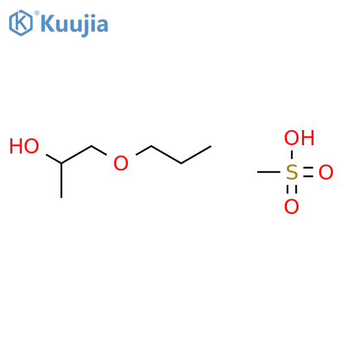 2-Propanol, 1-propoxy-, methanesulfonate structure