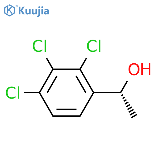 Benzenemethanol, 2,3,4-trichloro-α-methyl-, (αR)- structure
