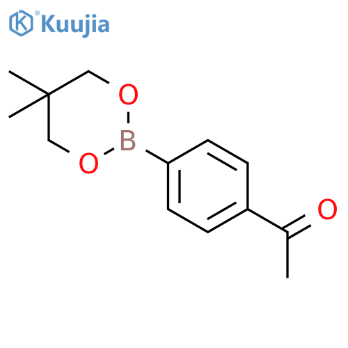 ETHANONE, 1-[4-(5,5-DIMETHYL-1,3,2-DIOXABORINAN-2-YL)PHENYL]- structure