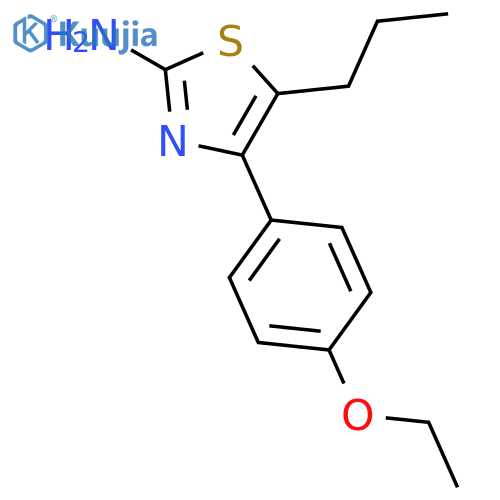 4-(4-Ethoxyphenyl)-5-propyl-1,3-thiazol-2-amine structure