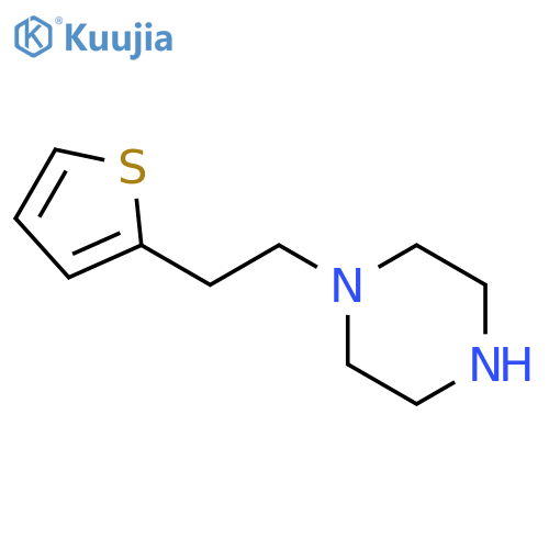 1-(2-Thiophen-2-yl-ethyl)piperazine structure