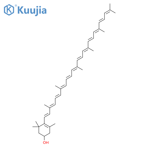 4-[(1E,3E,5E,7E,9E,11E,13E,15E,17E,19E,21E)-3,7,12,16,20,24-Hexamethylpentacosa-1,3,5,7,9,11,13,15,17,19,21,23-dodecaenyl]-3,5,5-trimethylcyclohex-3-en-1-ol structure