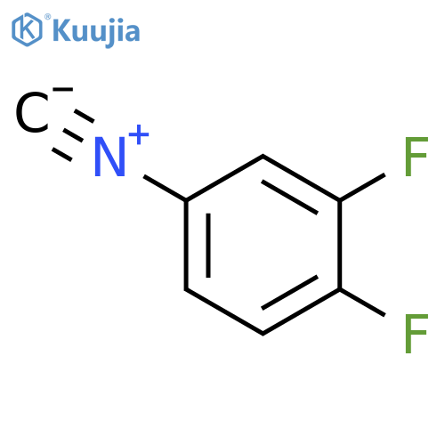 1,2-difluoro-4-isocyanobenzene structure