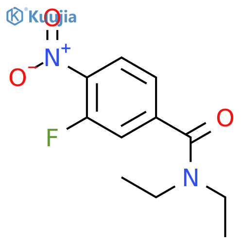 N,N-Diethyl-3-fluoro-4-nitrobenzamide structure