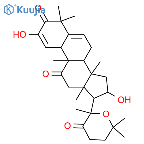 20,25-Epoxy-2,16-dihydroxycucurbita-1,5-diene-3,11,22-trione; 16α-form structure