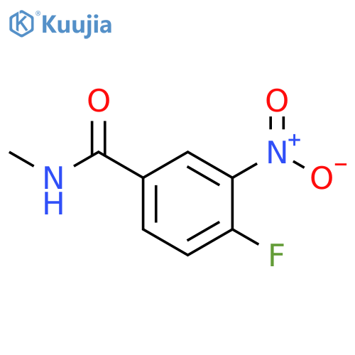 4-Fluoro-N-methyl-3-nitrobenzamide structure
