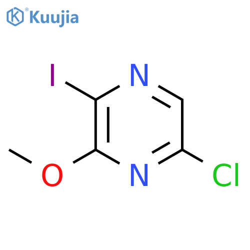 PYRAZINE, 5-CHLORO-2-IODO-3-METHOXY- structure