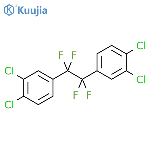 1,1'-(1,1,2,2-Tetrafluoro-1,2-ethanediyl)bis(3,4-dichlorobenzene) structure