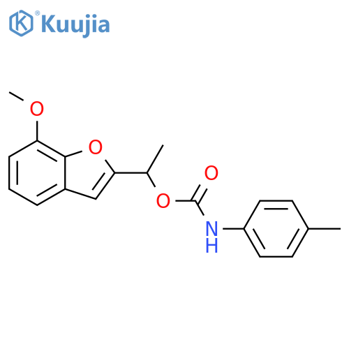 Carbamic acid, (4-methylphenyl)-, 1-(7-methoxy-2-benzofuranyl)ethyl ester (9CI) structure