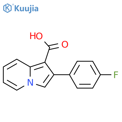 2-(4-Fluorophenyl)indolizine-1-carboxylic Acid structure