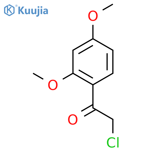 2-chloro-1-(2,4-dimethoxyphenyl)ethanone structure