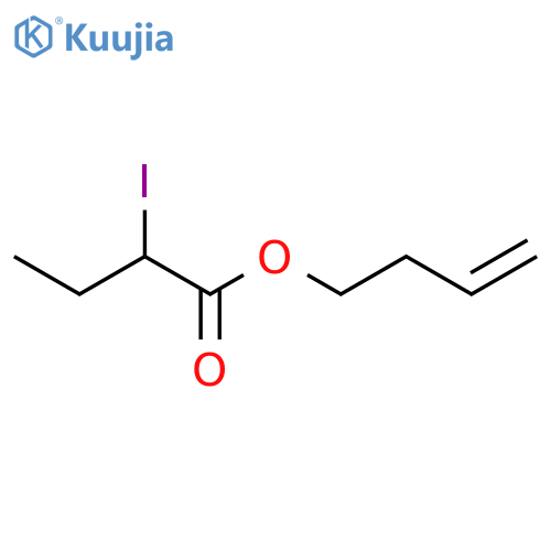 Butanoic acid, 2-iodo-, 3-butenyl ester structure