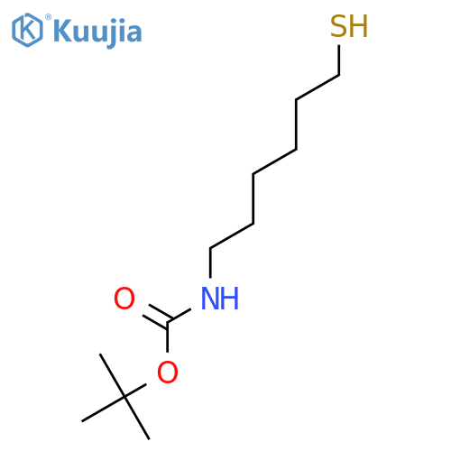 tert-butyl N-(6-sulfanylhexyl)carbamate structure