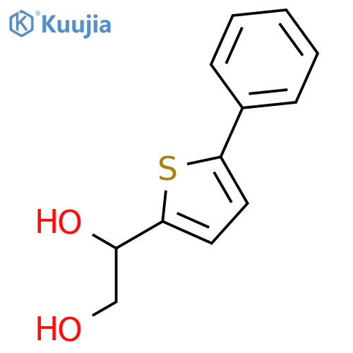 1-(5-phenylthiophen-2-yl)ethane-1,2-diol structure