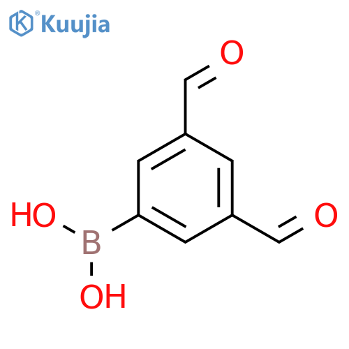 (3,5-Diformylphenyl)boronic acid structure