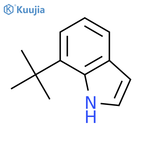 1H-Indole, 7-(1,1-dimethylethyl)- structure