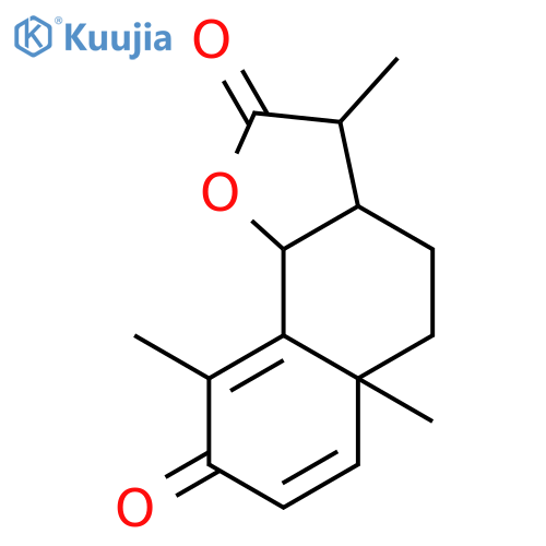(3R,3aS,5aS,9bS)-3,5a,9-trimethyl-3a,5,5a,9b-tetrahydronaphtho[1,2-b]furan-2,8(3H,4H)-dione structure