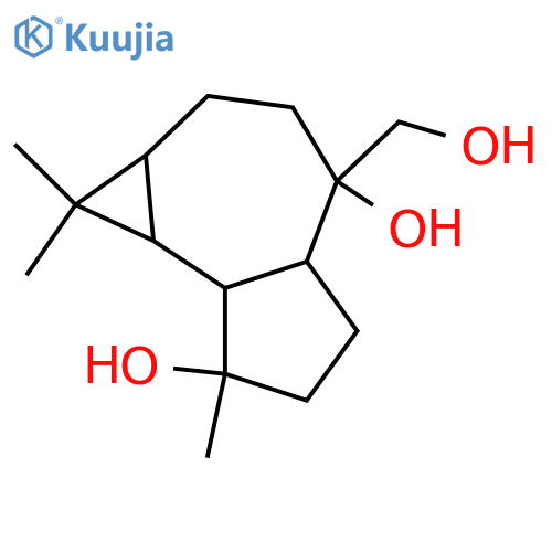 4,10,14-Aromadendranetriol; (1β,4α,5α,6β,7β,10β)-form structure