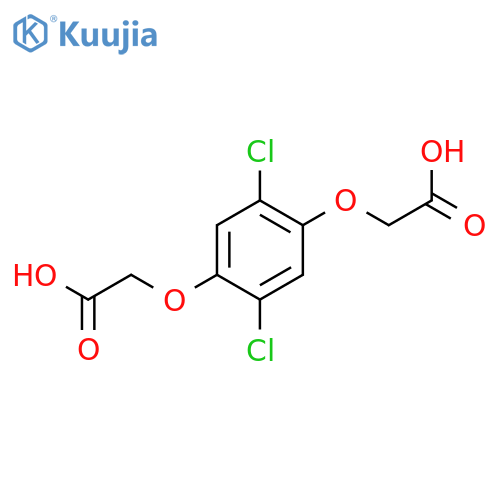 Acetic acid, 2,2'-[(2,5-dichloro-1,4-phenylene)bis(oxy)]bis- structure