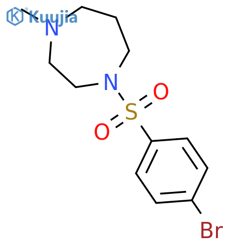 1-(4-bromophenyl)sulfonyl-4-methyl-1,4-diazepane structure