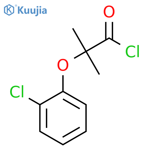 2-(2-Chlorophenoxy)-2-methylpropanoyl Chloride structure