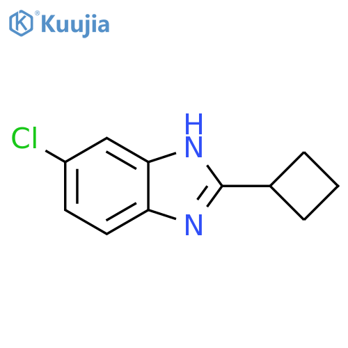 6-Chloro-2-cyclobutyl-1H-1,3-benzodiazole structure