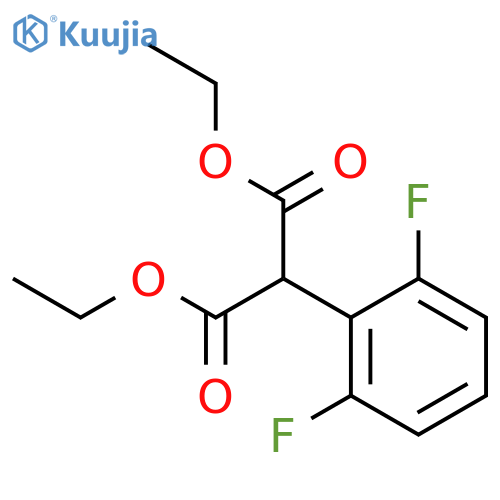 Diethyl (2,6-difluorophenyl)malonate structure