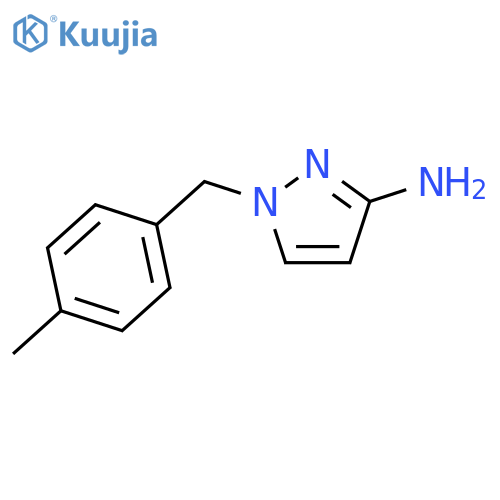 1-(4-methylbenzyl)-1H-pyrazol-3-amine structure