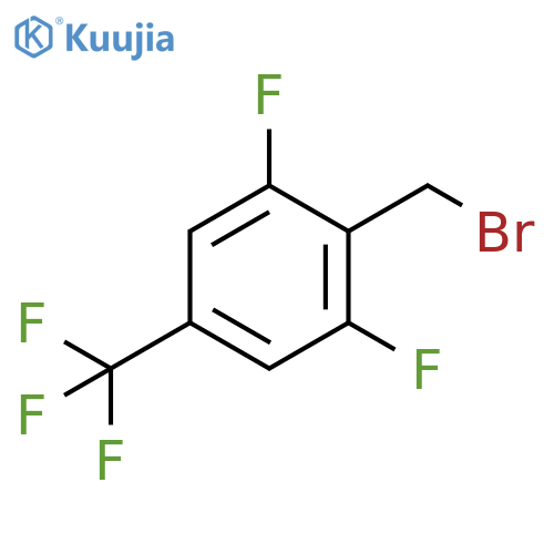 2,6-Difluoro-4-(trifluoromethyl)benzyl bromide structure