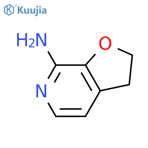 Furo[2,3-c]pyridin-7-amine, 2,3-dihydro-(9ci) structure