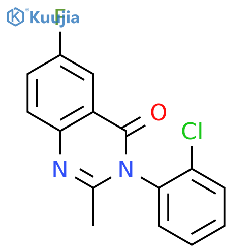 3-(2-Chloro-phenyl)-6-fluoro-2-methyl-3h-quinazolin-4-one structure