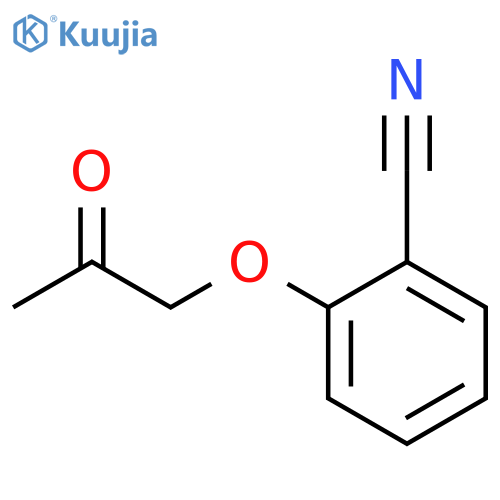 2-(2-Oxopropoxy)benzonitrile structure