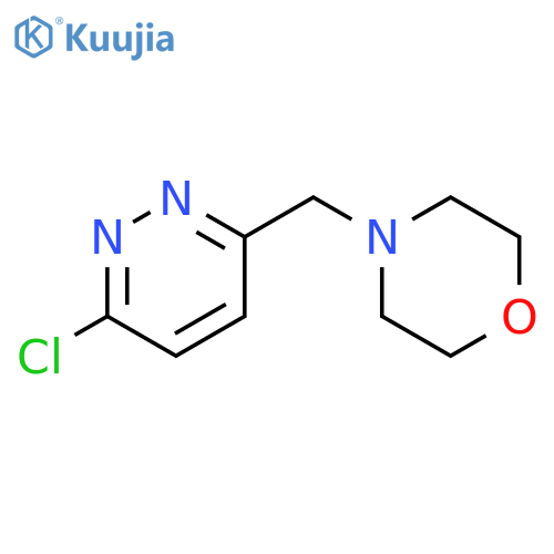 4-(6-chloro-pyridazin-3-ylmethyl)-morpholine structure
