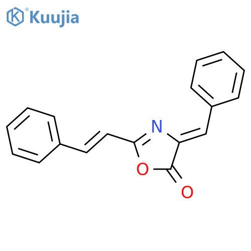 5(4H)-Oxazolone,2-[(1E)-2-phenylethenyl]-4-(phenylmethylene)-, (4Z)- structure
