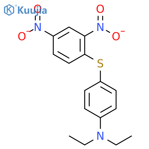 4-(2,4-dinitrophenyl)sulfanyl-n,n-diethylaniline structure