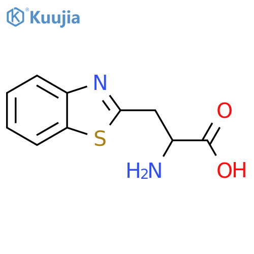 2-Benzothiazolepropanoicacid,alpha-amino-(9CI) structure