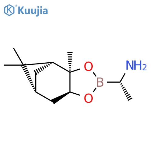 4,6-Methano-1,3,2-benzodioxaborole-2-methanamine,hexahydro-a,3a,5,5-tetramethyl-, (aS,3aR,4R,6R,7aS)- structure