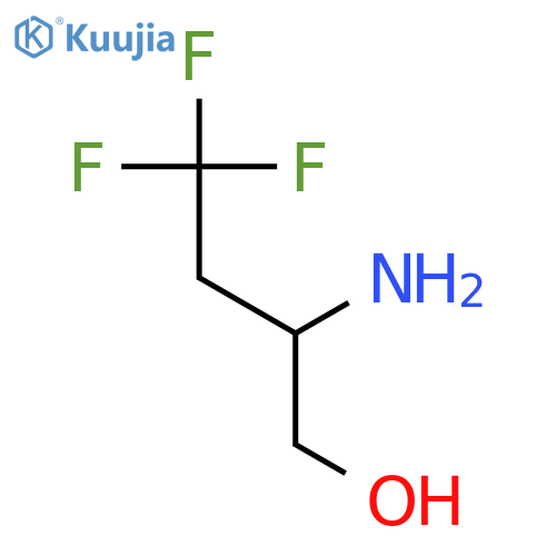 2-amino-4,4,4-trifluoro-butan-1-ol structure