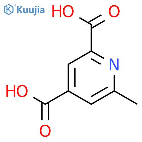 2,4-Pyridinedicarboxylic acid, 6-methyl- structure
