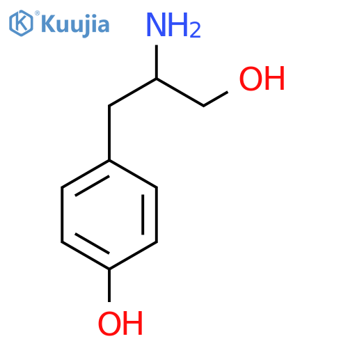 4-(2-Amino-3-hydroxypropyl)phenol structure