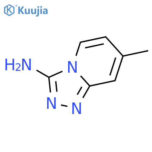 7-methyl-1,2,4triazolo4,3-apyridin-3-amine structure