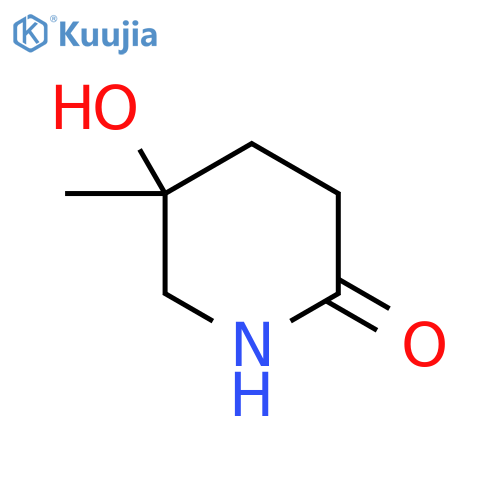 5-Hydroxy-5-methylpiperidin-2-one structure