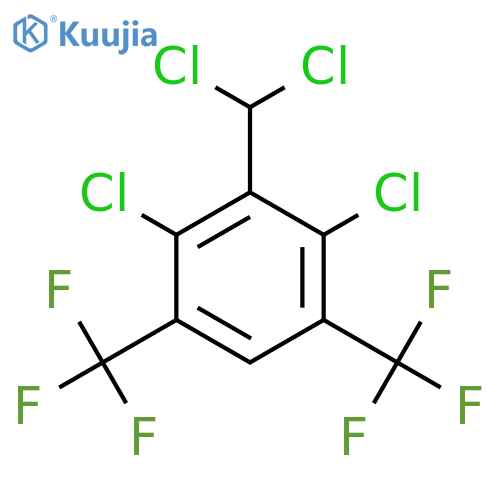 2,6-dichloro-3,5-bis(trifluoromethyl)benzalchloride structure