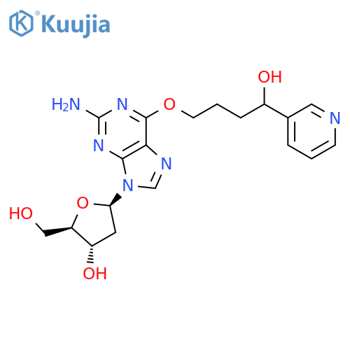2'-Deoxy-6-O-4-hydroxy-4-(3-pyridinyl)butylguanosine structure