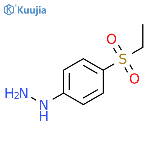 4-(ETHANESULFONYL)PHENYLHYDRAZINE structure