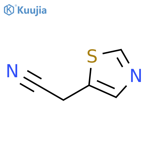 2-(1,3-thiazol-5-yl)acetonitrile structure